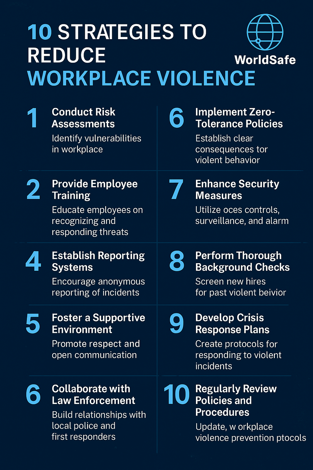 Top Ten Strategies to Reduce Workplace Violence: Expert Insights for 2025